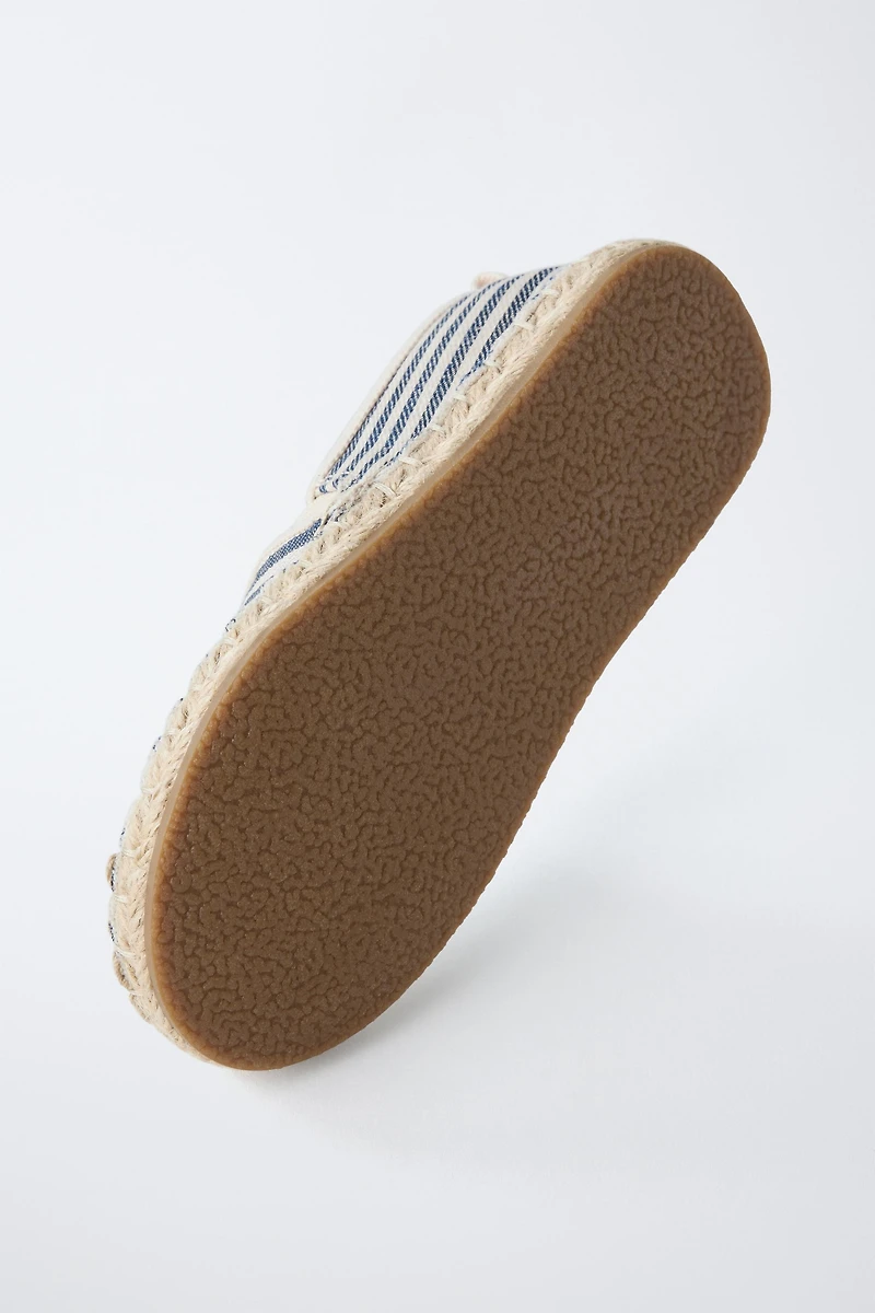 STRIPED ESPADRILLES