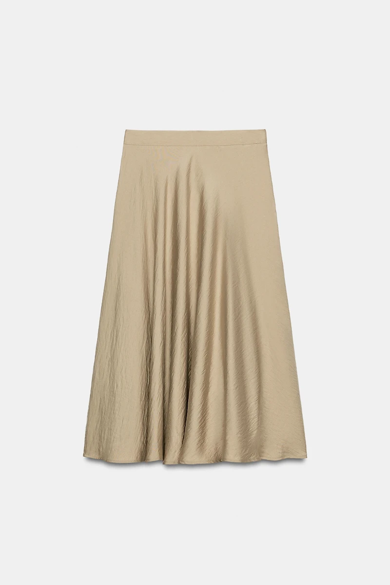 BUCKLE MIDI SKIRT