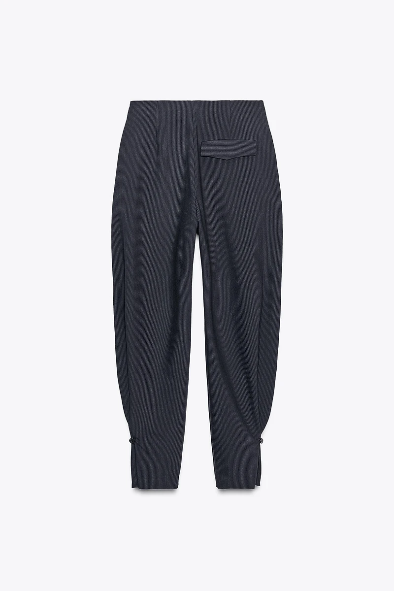 ZW COLLECTION PINSTRIPE BALLOON PANTS