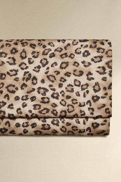 DRAP DE DESSUS SATIN IMPRIMÉ ANIMAL
