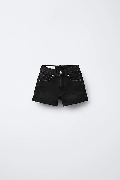 STRETCH DENIM SHORTS