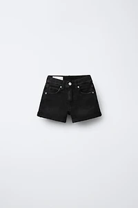 STRETCH DENIM SHORTS