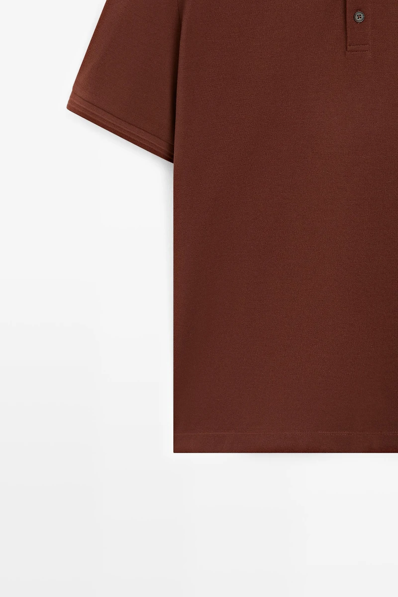 100% cotton short sleeve polo shirt