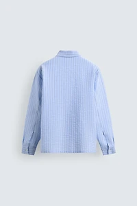 WRINKLED STRIPED SHIRT