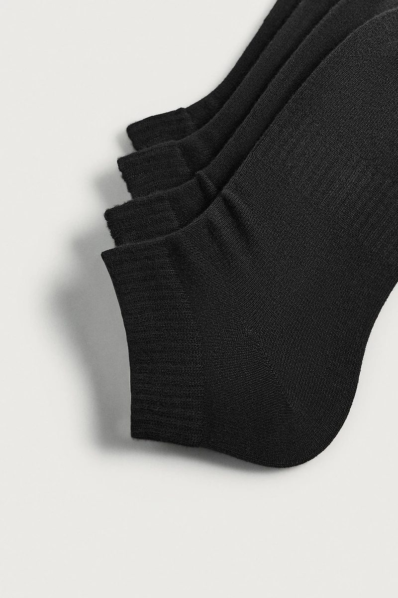 FOUR-PACK OF BASIC ANKLE SOCKS