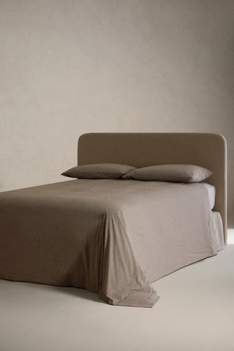 DYED THREAD COTTON DUVET COVER