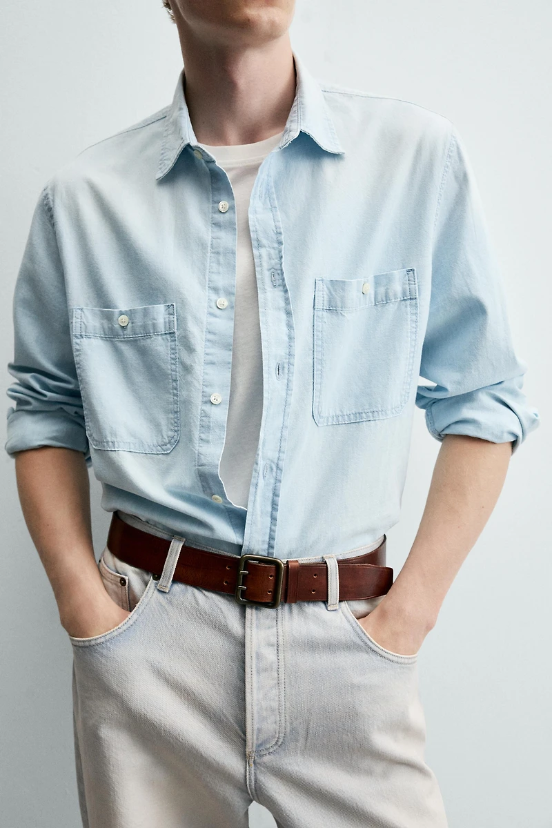 REGULAR FIT DENIM SHIRT