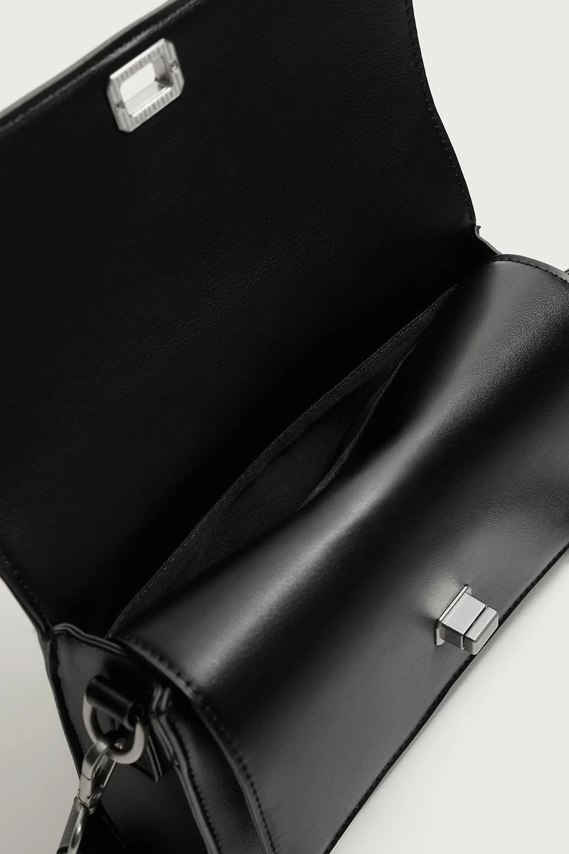 DOUBLE FLAP CROSSBODY BAG
