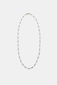 COLLIER MÉTALLIQUE CRISTAUX