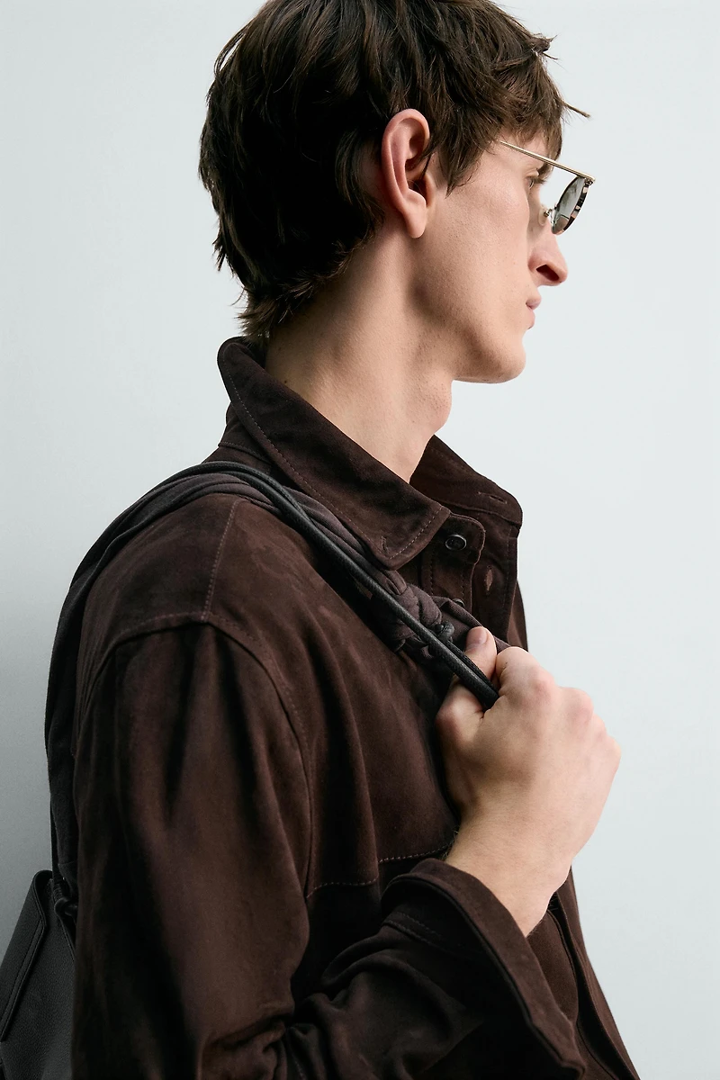 SUEDE LEATHER SHIRT