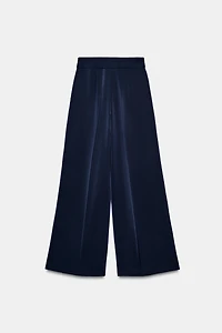 FLOWY SATIN EFFECT PANTS