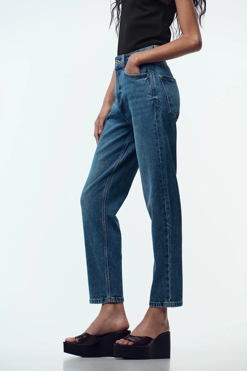 JEAN Z.01 MOM FIT CONFORT TAILLE HAUTE
