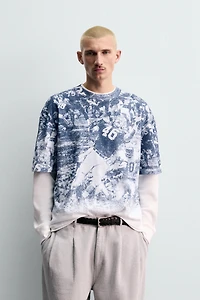 T-SHIRT IMPRIMÉ FOOTBALL AMÉRICAIN CHAMPION ® X ZARA