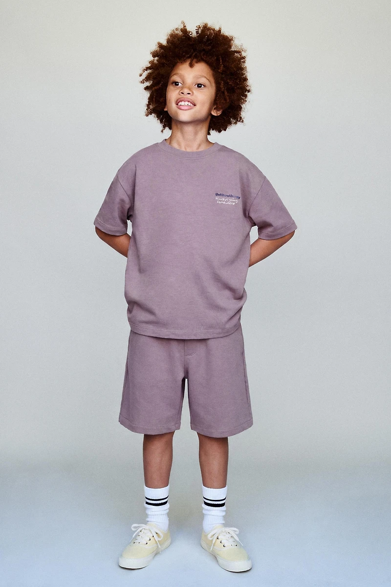 INTERLOCK T-SHIRT & BERMUDA SET