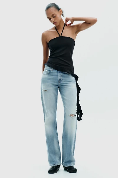 RUFFLED TEXTURED TOP