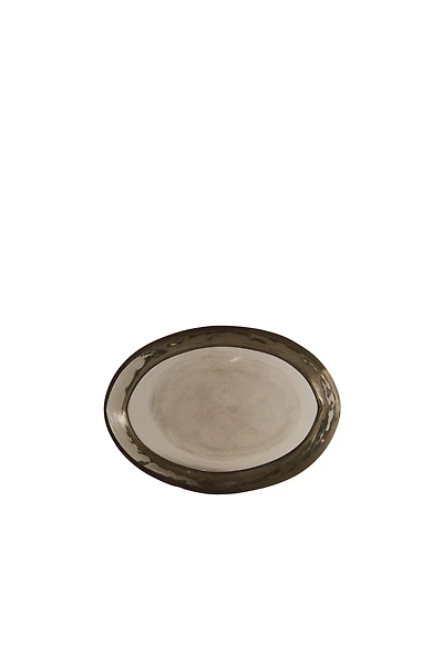 SMOKED TEXTURED GLASS BATHROOM SOAP DISH