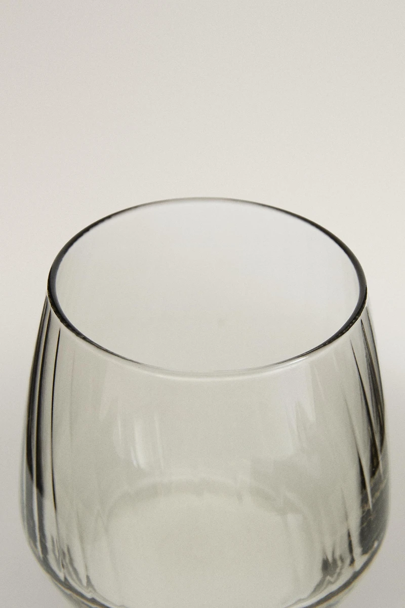COLOURED GLASS TUMBLER