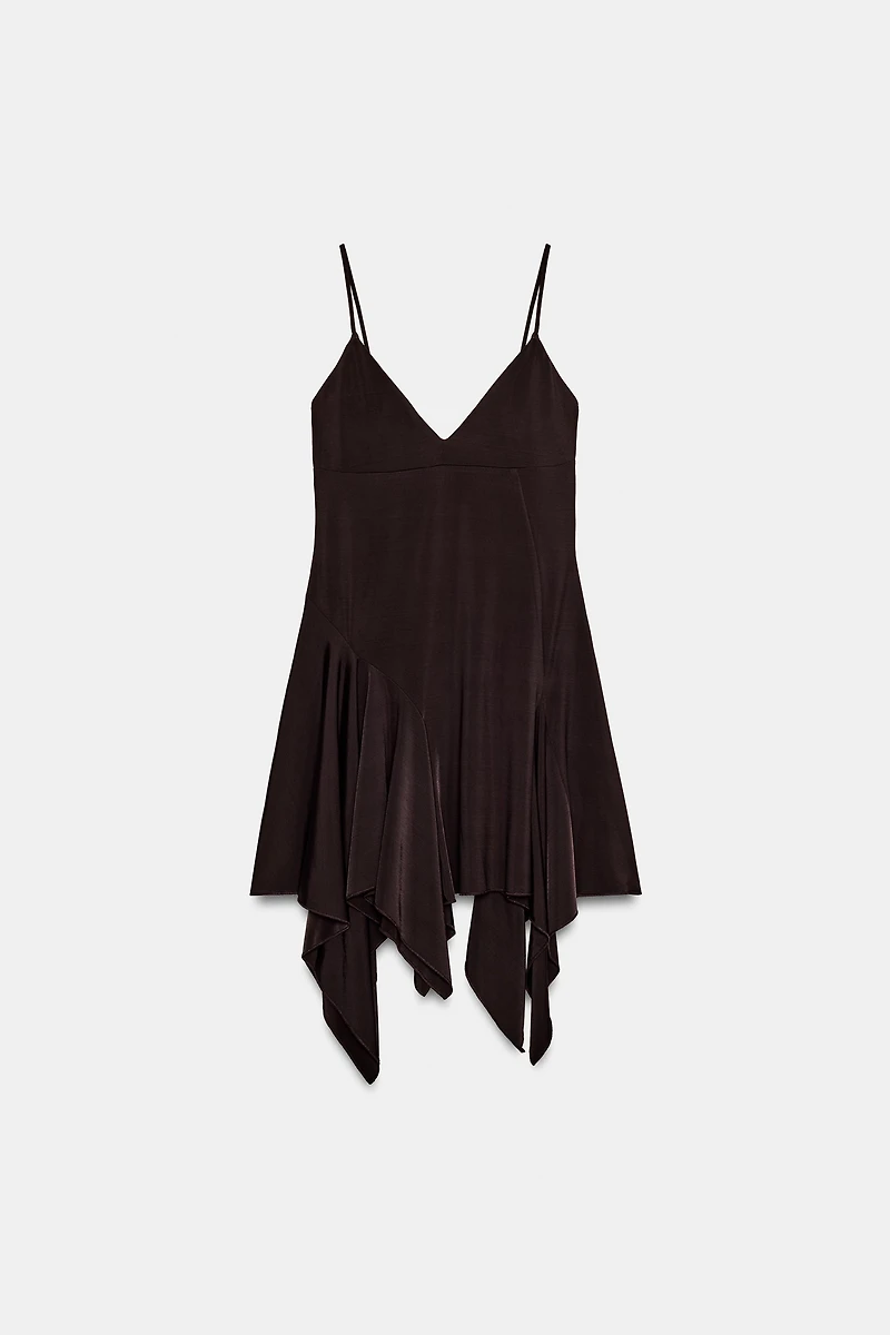 ASYMMETRIC STRAP DRESS