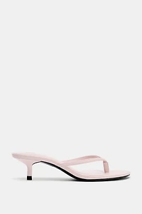 KITTEN HEEL SANDALS