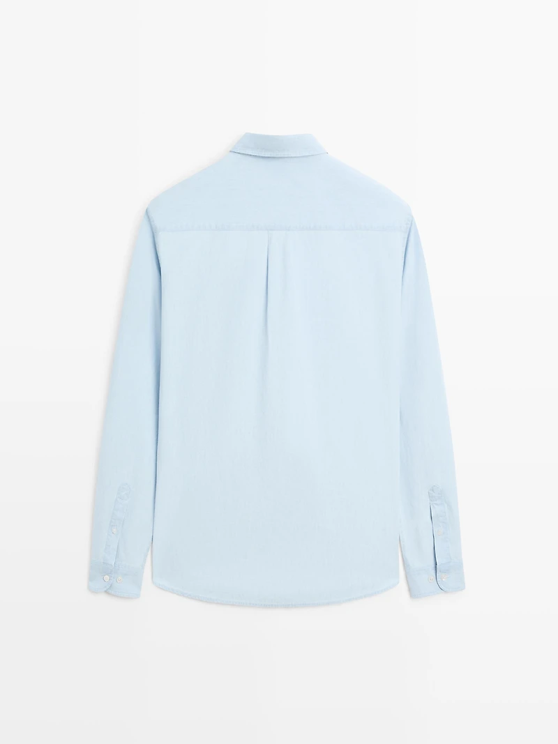 100% cotton denim shirt