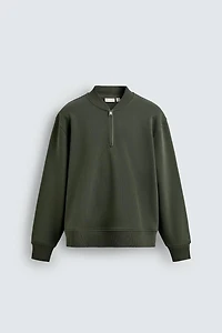 SWEAT COL ZIPPÉ
