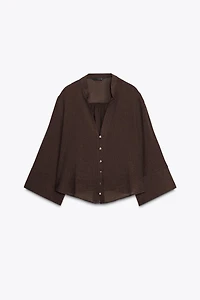 BLOUSE EN GAZE DE COTON