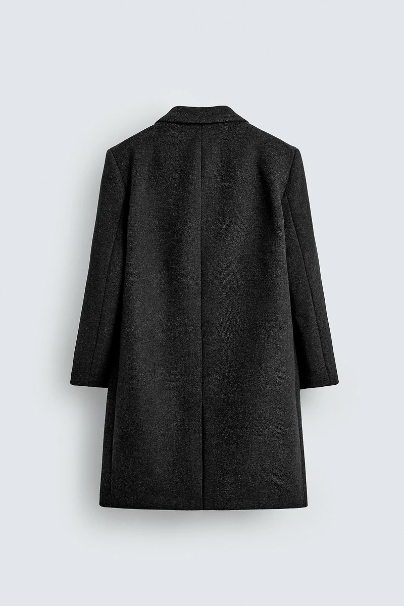 REGULAR FIT WOOL COAT