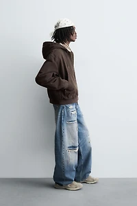 HOODED PUFFER JACKET