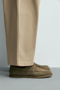 CASUAL LEATHER DECK SHOES