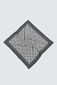 CHECKERED PRINT BANDANA