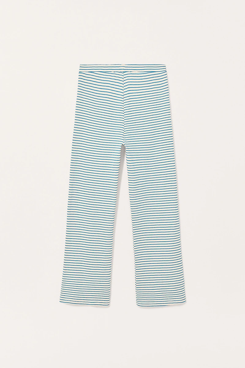 LIMITED EDITION STRIPED STRAIGHT LEG PANTS