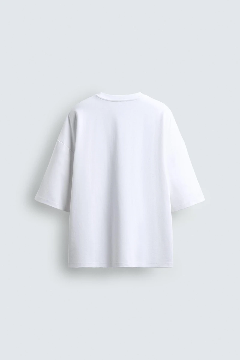 NEOPRENE EFFECT BOXY FIT T-SHIRT