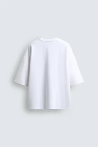 NEOPRENE EFFECT BOXY FIT T-SHIRT