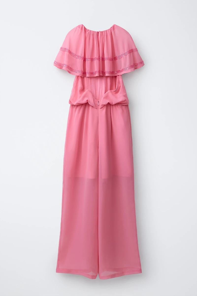 LONG RHINESTONE JUMPSUIT