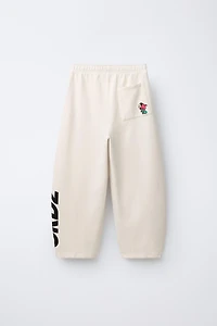PLUSH BARREL LOGO PANTS