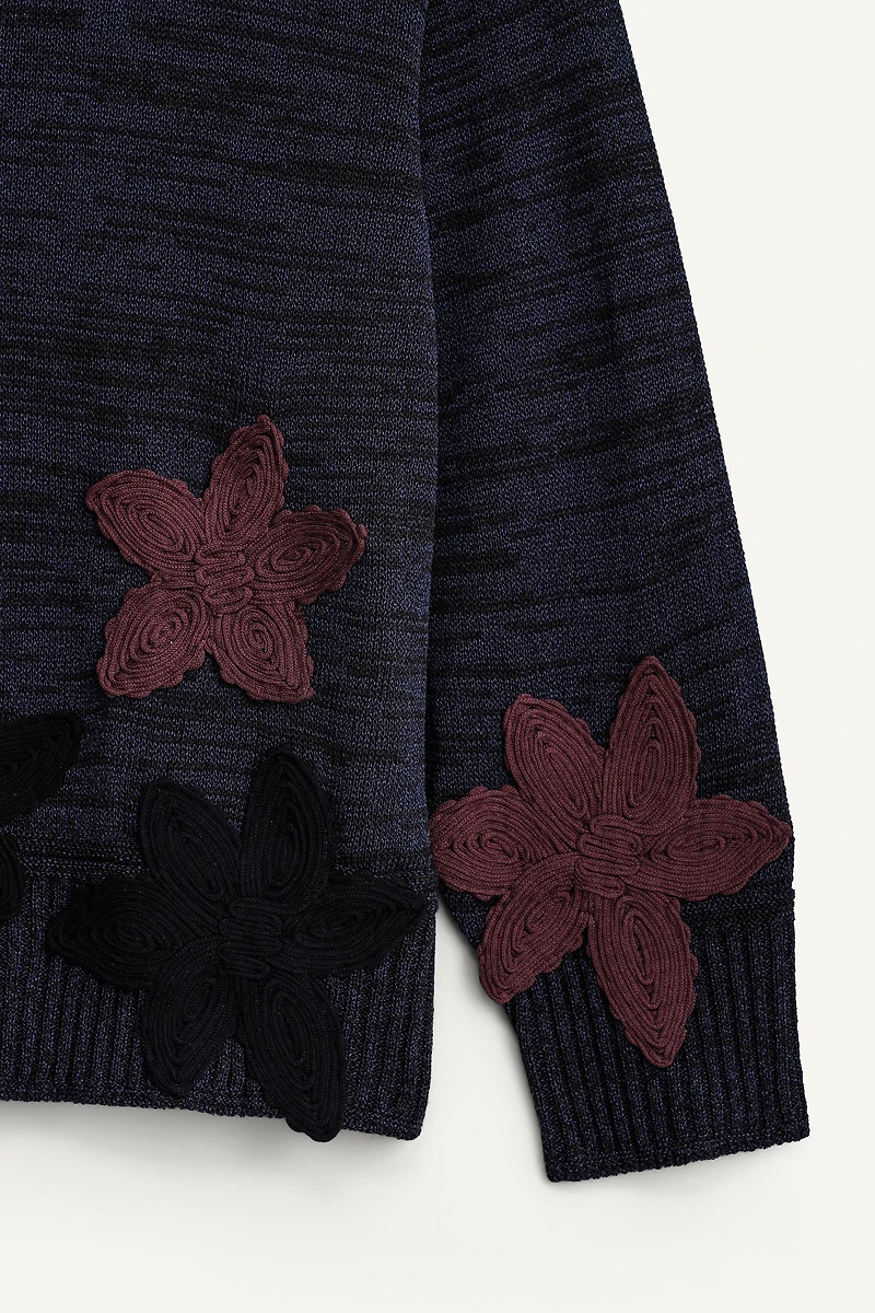 RELAXED FIT FLORAL JUMPER