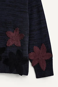 RELAXED FIT FLORAL JUMPER