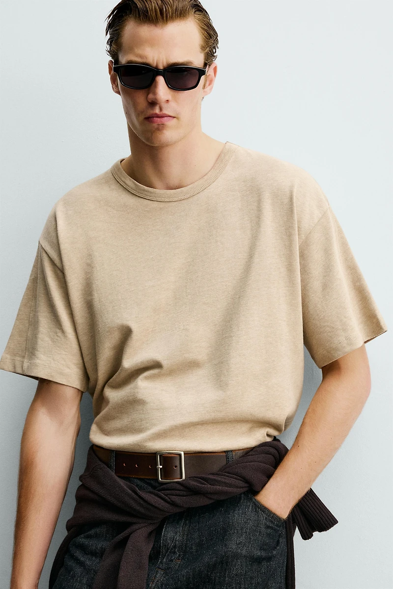 T-SHIRT STRUCTURÉ RELAXED FIT