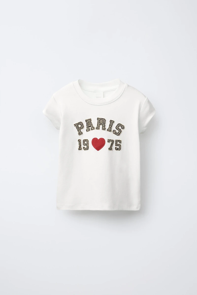 TEXT PATCH T-SHIRT