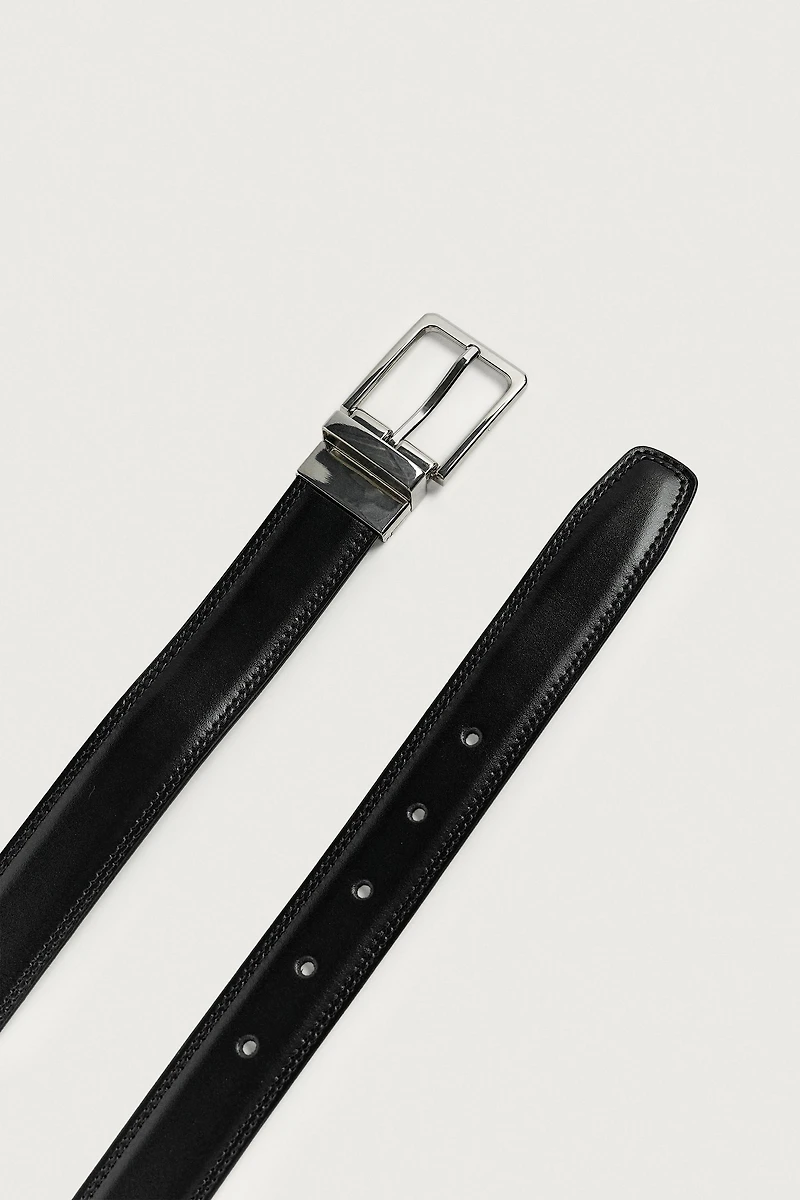CEINTURE RÉVERSIBLE EN CUIR