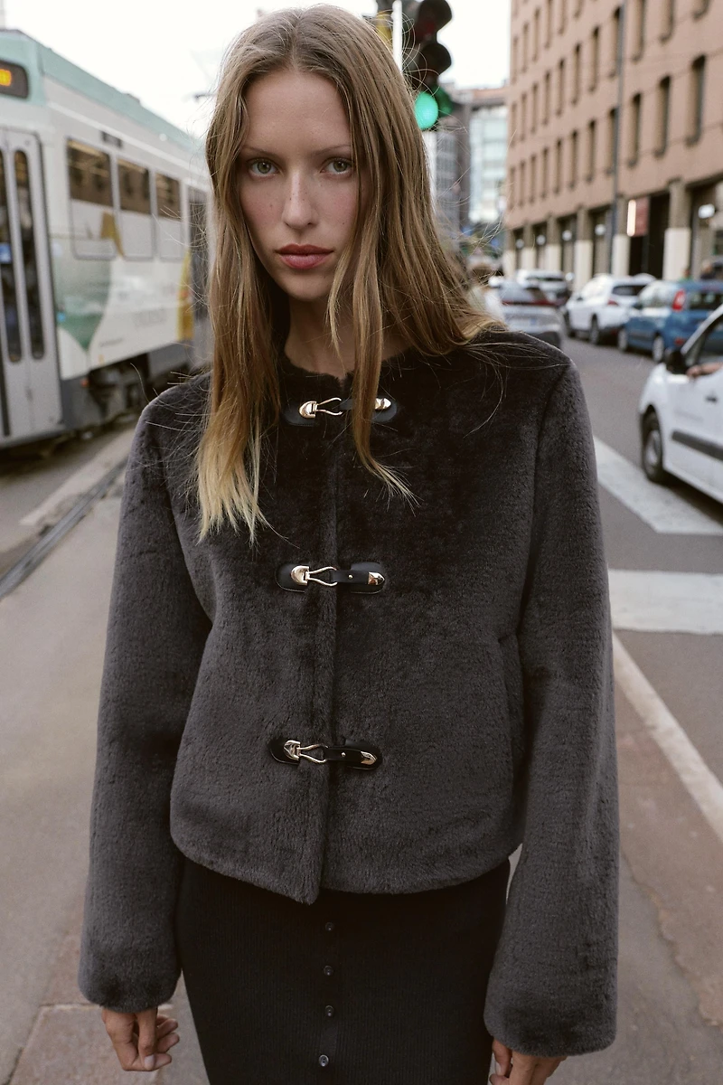 DOUBLE-FACED TOGGLE JACKET