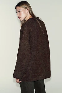 METALLIC THREAD CARDIGAN