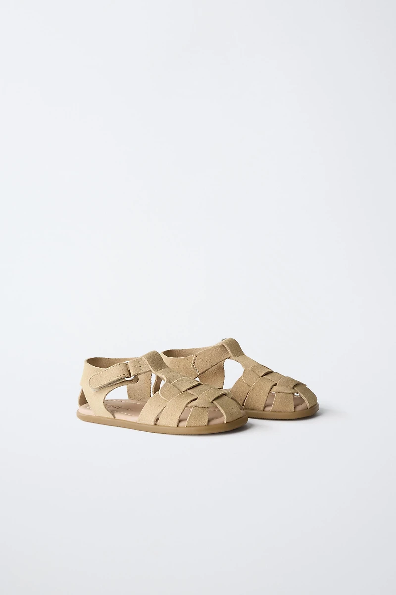 LEATHER BAREFOOT FISHERMAN SANDALS