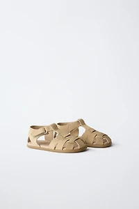 LEATHER BAREFOOT FISHERMAN SANDALS