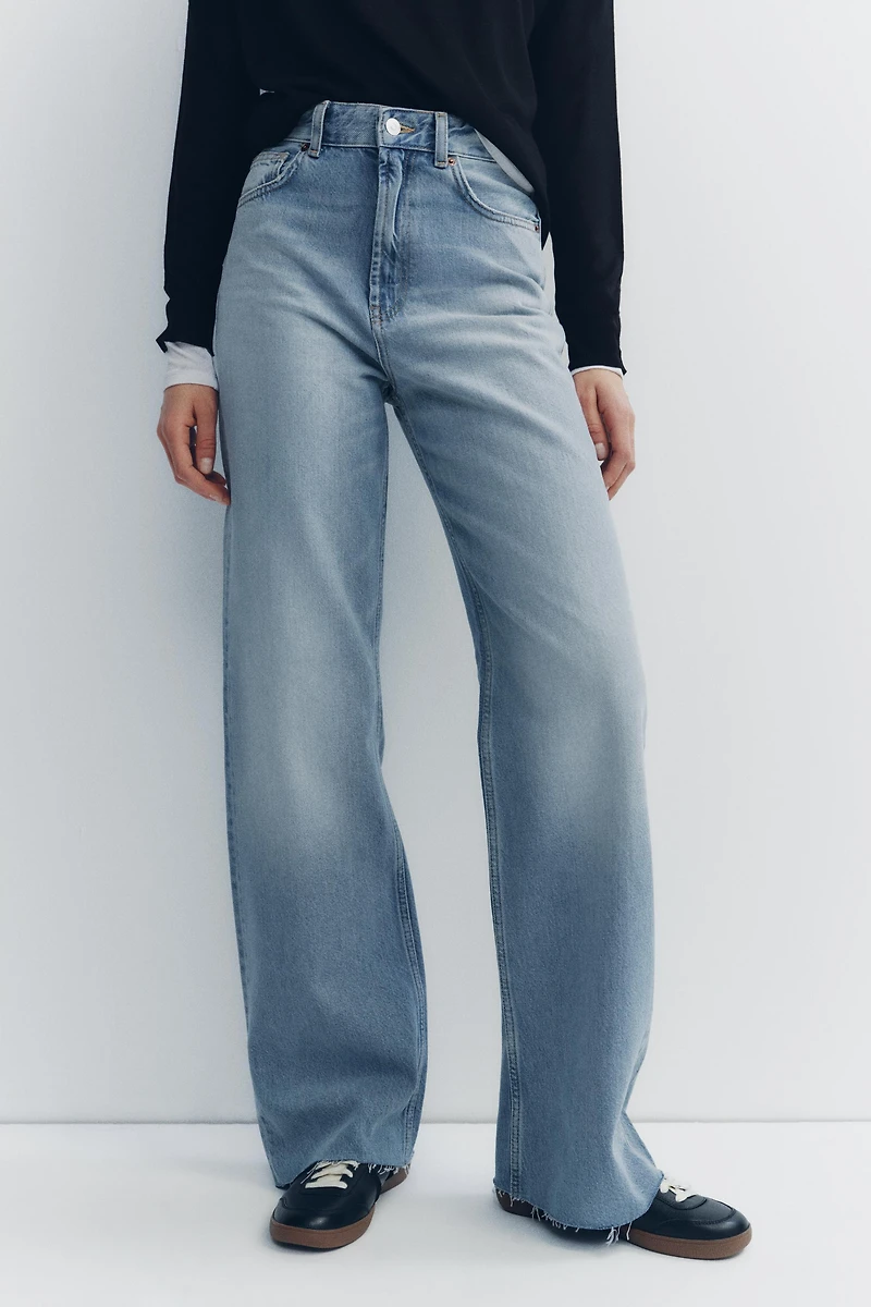 JEAN TRF COUPE LARGE TAILLE HAUTE