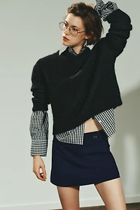 JUPE-SHORT AVEC CEINTURE