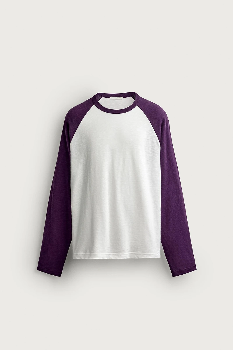 REGULAR FIT RAGLAN T-SHIRT