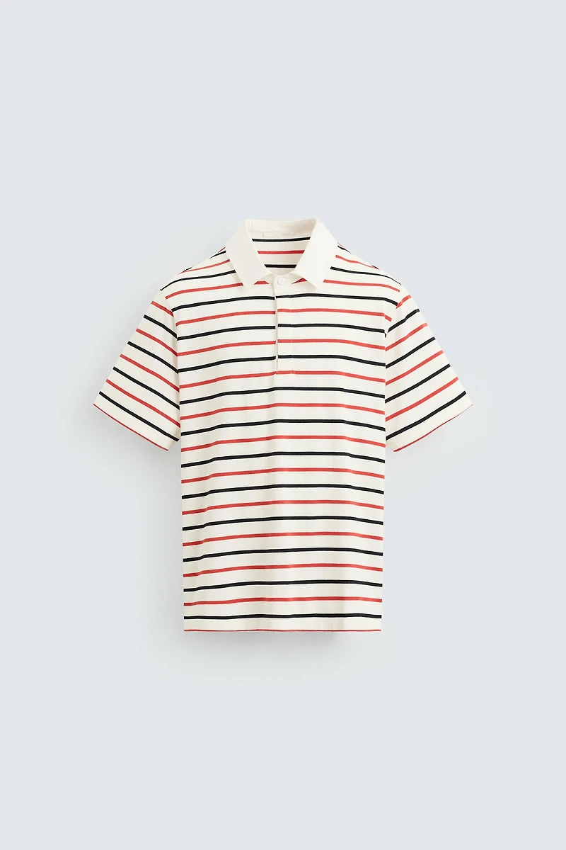 STRIPED POLO SHIRT