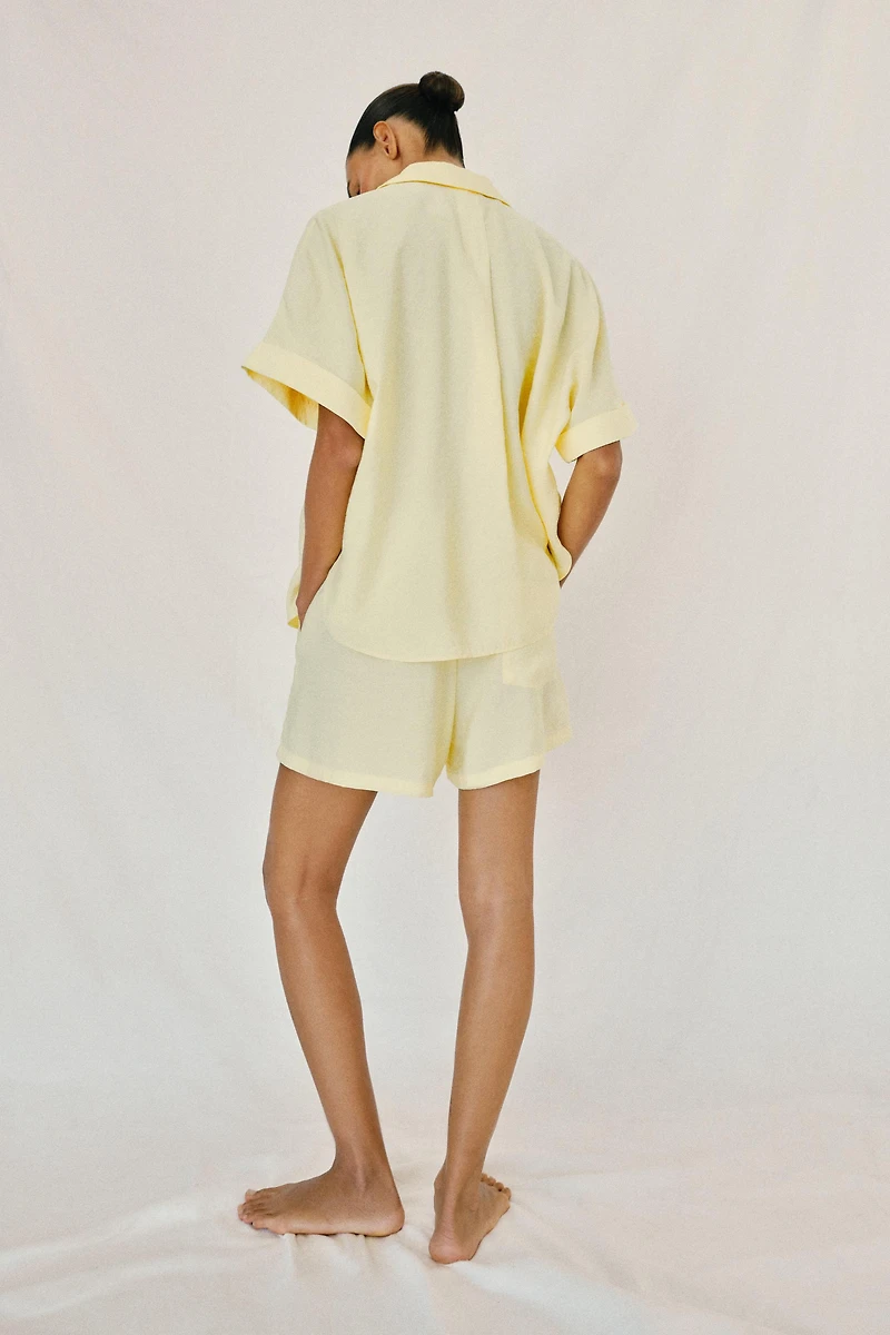 SHORT FLUIDE À TAILLE ÉLASTIQUE