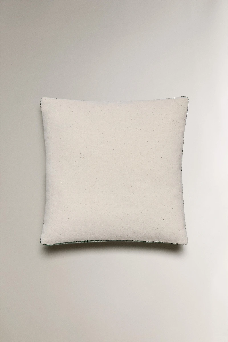 COUSSIN ENFANT BRODERIE LETTRE L